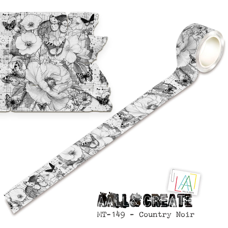 AALL & Create - Washi Tape - 149 - Artour de Mwa - Country Noir (Layer it up)