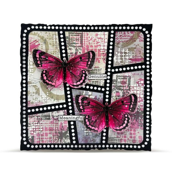 AALL & Create - Stencil - 6x6 - Autour De Mwa - PC-24 - Circular Disruption