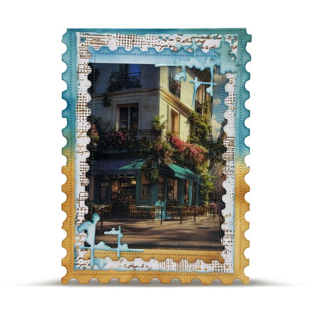 AALL & Create - Washi Tape - 134 - Artour de Mwa - Terrasse Fleurie