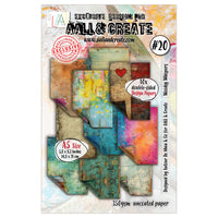 AALL & Create - Design Papers - A5 - 20 - Woodsy Whispers - Autour De Mwa