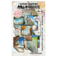 AALL & Create - Design Papers - A6 - PA-38 - Sun-Kissed Streets- Autour De Mwa