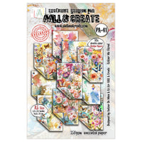 AALL & Create - Design Papers - A5 - PA-41 - Colour Me Floral - Autour De Mwa