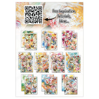 AALL & Create - Design Papers - A6 - PA-42 - Florabella Fantasia - Autour De Mwa