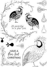 Pink Ink Designs - Clear Photopolymer Stamps - Partridge in a Pear Tree