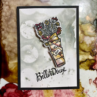 PaperArtsy - Lynne Perrella 72 - Rubber Cling Mounted Stamp Set - PREORDER