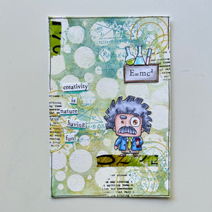 AALL & Create - A7 - Clear Stamps - 958 - Janet Klein - Albert Einstein