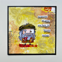 AALL & Create - A7 - Clear Stamps - 970 - Janet Klein - Leonardo Da Vinci