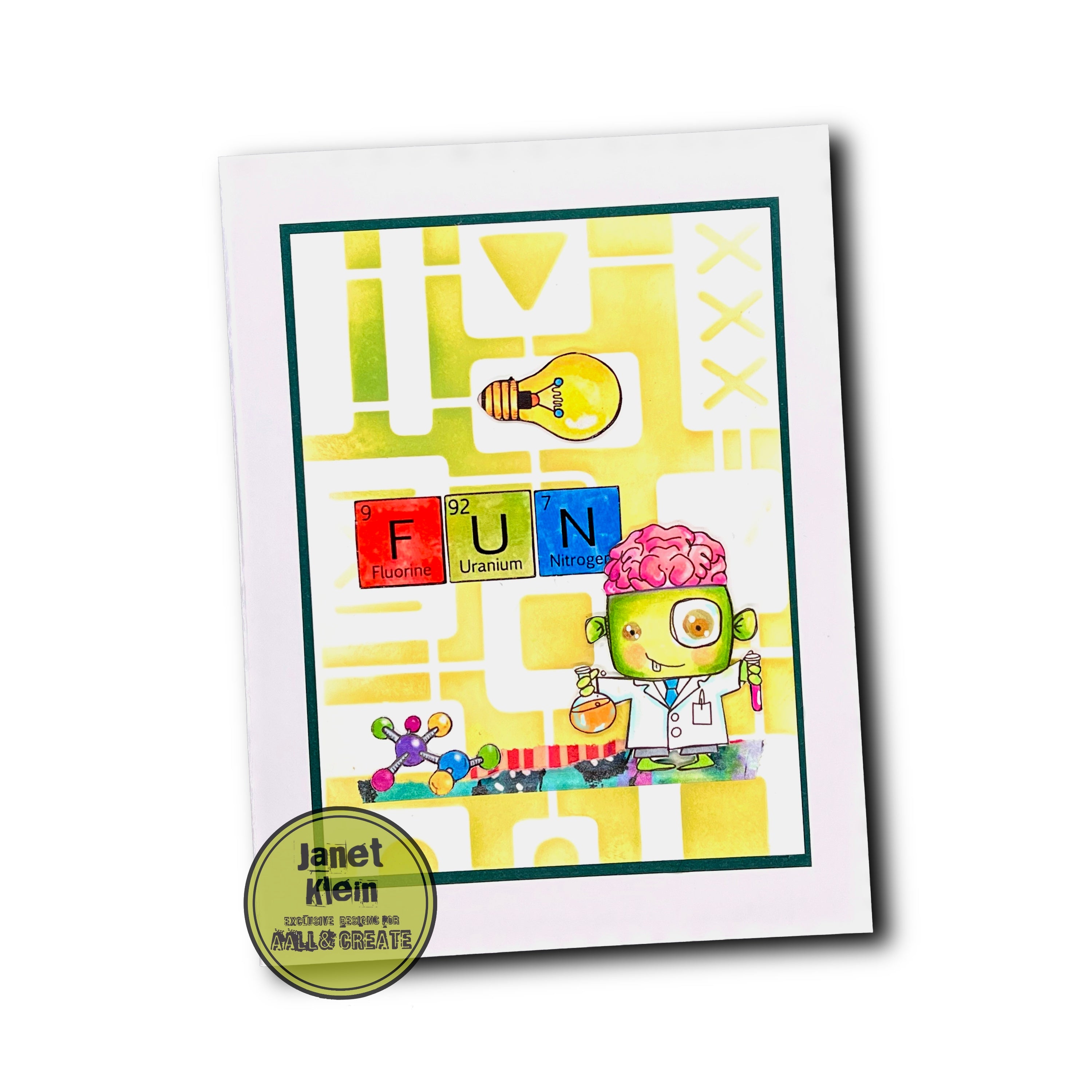 AALL & Create - A7 - Clear Stamps- 957 - Janet Klein - Weird