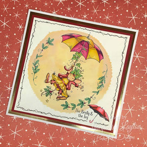 Pink Ink Designs - Clear Photopolymer Stamps - The Brolly and the Ivy