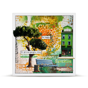 AALL & Create - Stencil - 6x6 - Autour De Mwa - PC-243 - Abstract 21