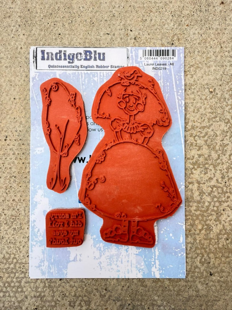 IndigoBlu - A6 - Cling Mounted Stamp - Robyn