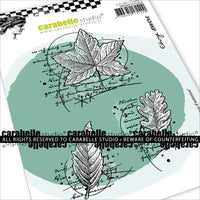 Carabelle Studio - A6 - Rubber Cling Stamp Set -  Edwige Verrière - Autumn Leaves