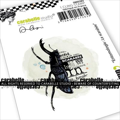 Carabelle Studio - Mini - Rubber Cling Stamp - Alexi - Entomology: The Beetle