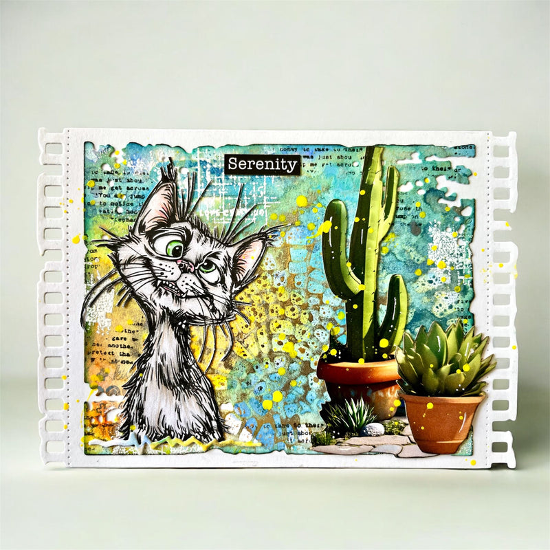 AALL & Create - A6 - Clear Stamps - 1272 - Author De Mwa - Mischief Meow