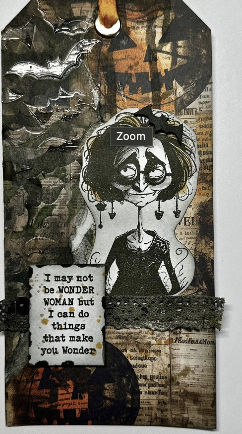 IndigoBlu - A6 - Cling Mounted Stamp - Spooky Granny