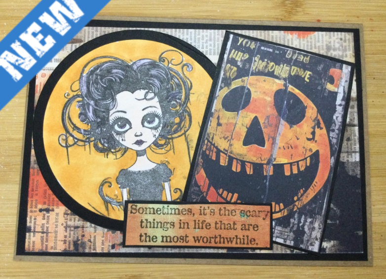 IndigoBlu - A6 - Cling Mounted Stamp - Spooky Mum