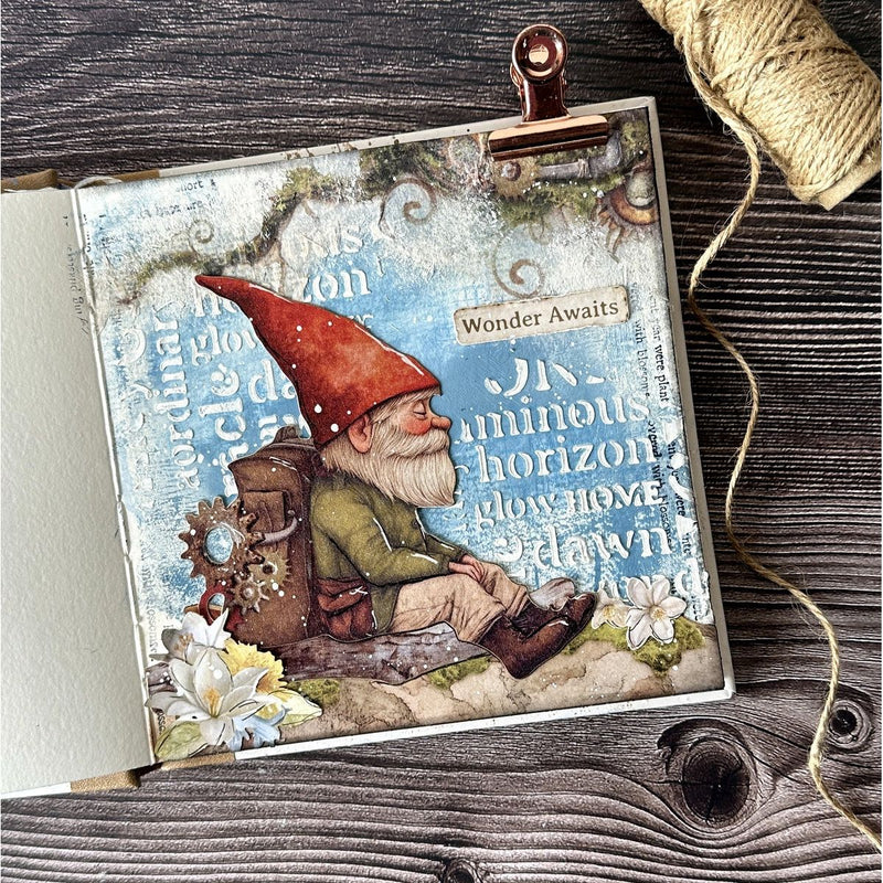 Stamperia - A5 - Clear Stamp Set - Hidden Grove - Gnome