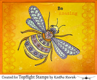 That's Crafty! - Melina Dahl - Clear Stamp Set - Zen Bumble Bee
