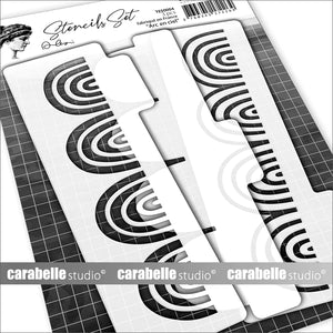 Carabelle Studio - Stencil Set -Alexi - Arcs