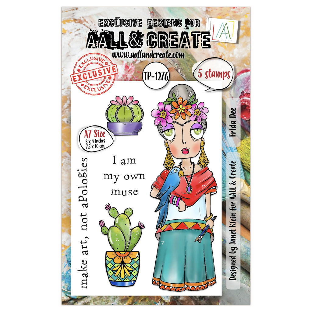 AALL & Create - A7 - Clear Stamps - 1276 - Janet Klein - Frida Dee