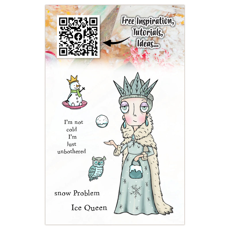 AALL & Create - A7 - Clear Stamps - 1308 - Janet Klein - Ice Queen Dee