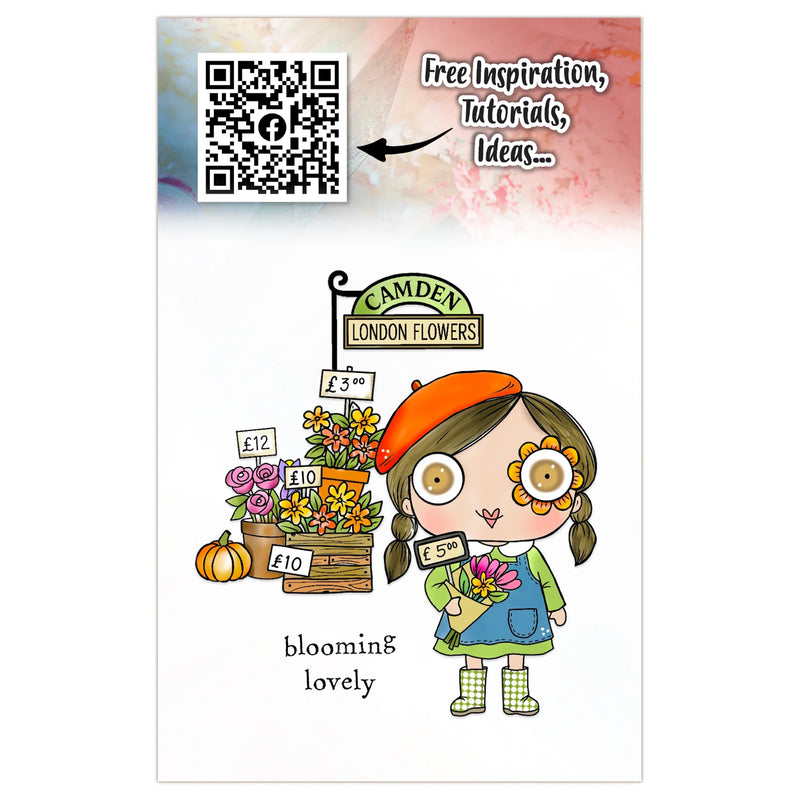 AALL & Create - A7 - Clear Stamps- 1323 - Janet Klein - Camden Flower Market