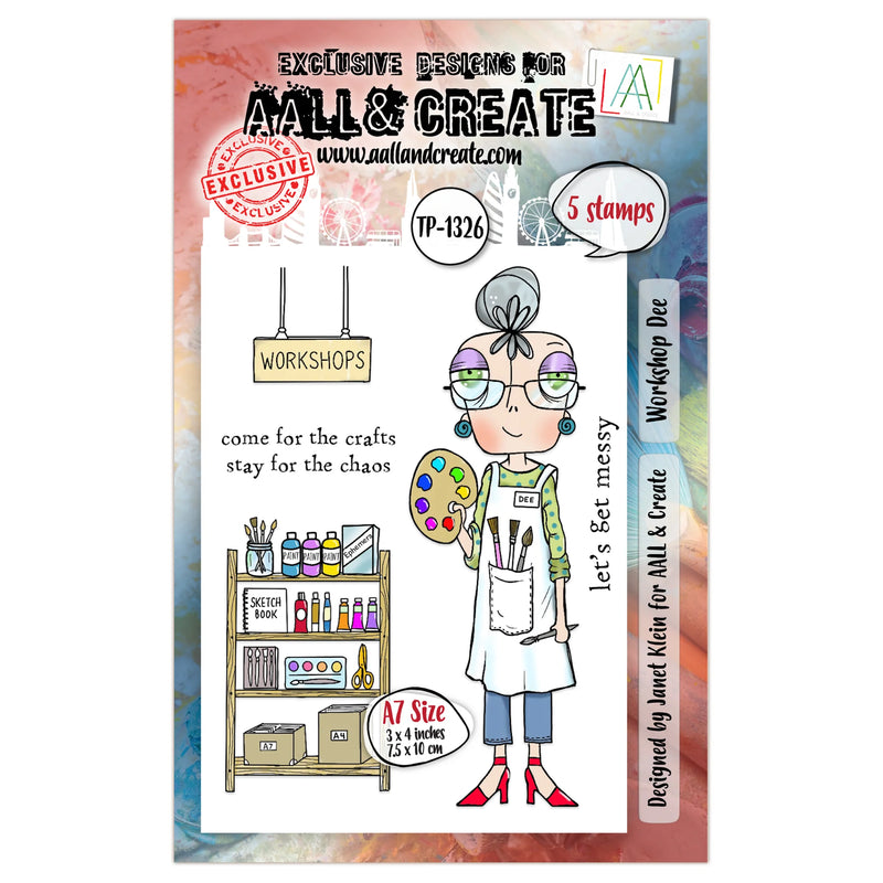 AALL & Create - A7 - Clear Stamps- 1326 - Janet Klein - Workshop Dee