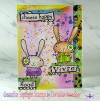 AALL & Create - A7 - Clear Stamps - 678 - Janet Klein - Hippity Hoppity