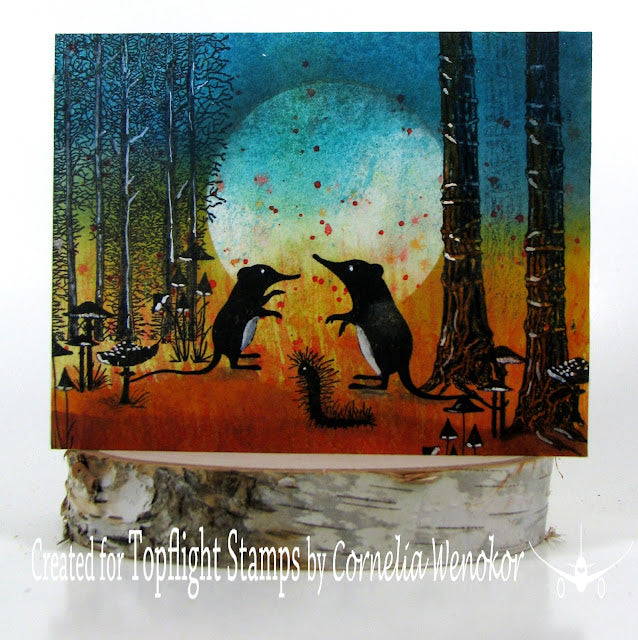 Lavinia - Forest Scene - Clear Polymer Stamp