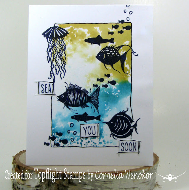 Lavinia - Sea Creatures - Clear Polymer Stamp