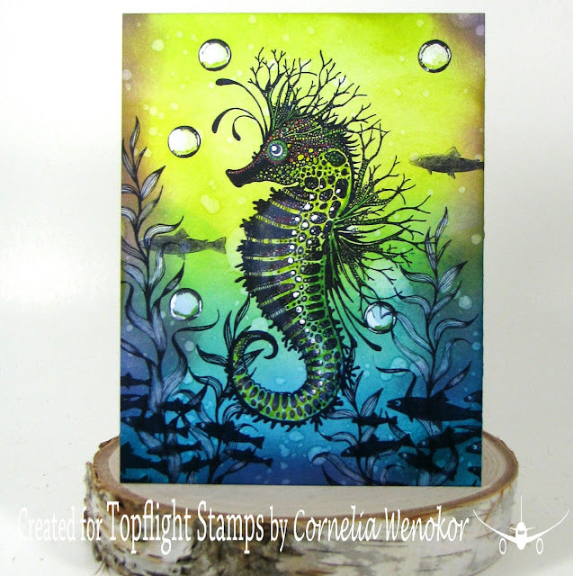 Lavinia - Marine Kelp - Clear Polymer Stamp