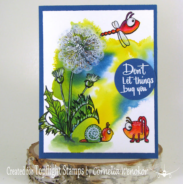Craft Emotions - A6 - Clear Polymer Stamps - Carla Creaties - Bugs 2