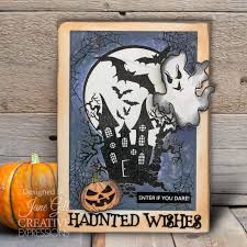 Woodware - Clear Stamps - A7 - Haunted House