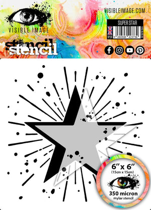 Visible Image - Stencil - Super Star