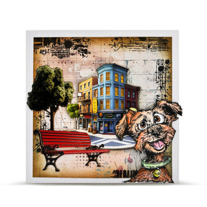 AALL & Create - A6 - Clear Stamps - 1269 - Author De Mwa - Skyline Sniffs