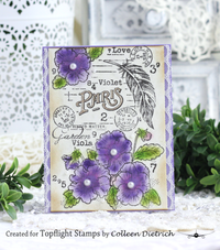 Woodware - Clear Stamps - A6 - Viola