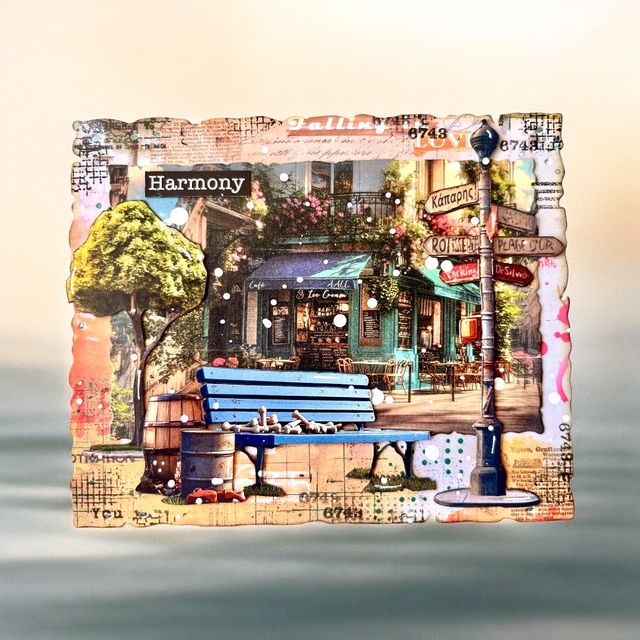 AALL & Create - Washi Tape - 134 - Artour de Mwa - Terrasse Fleurie