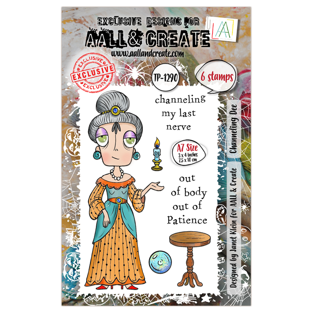 AALL & Create - A7 - Clear Stamps- 1290 - Janet Klein - Channeling Dee