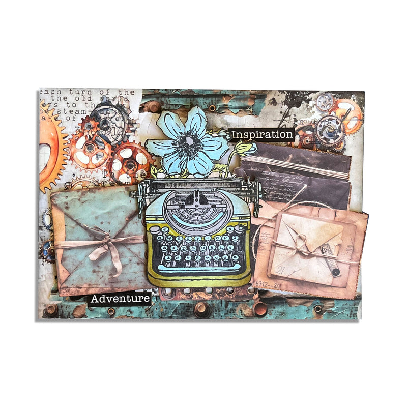 AALL & Create - A6 - Clear Stamps - 1226 - Bipasha BK - Letter Press