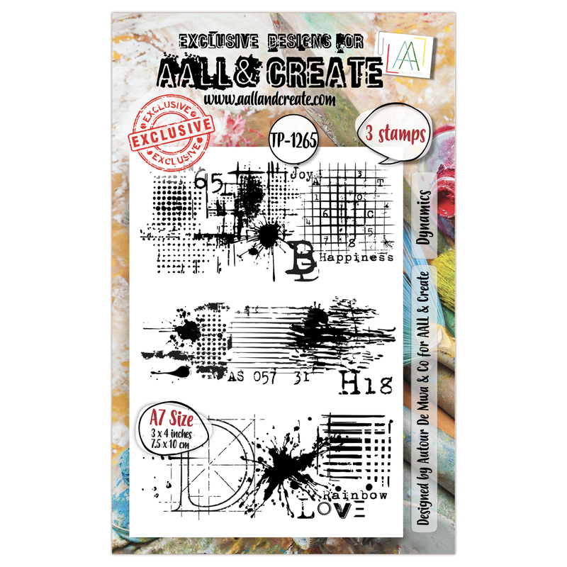 AALL & Create - A7 - Clear Stamps - 1265 - Autour De Mwa - Dynamics