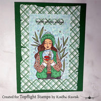 Creative Expressions - 8 x 8 Paper Pad - A Gingham Christmas