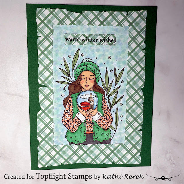 Creative Expressions - 8 x 8 Paper Pad - A Gingham Christmas