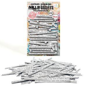 AALL & Create - Ephemera Die-cuts - 50 - Hilarious Headlines - Autour de Mwa