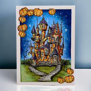 AALL & Create - A6 - Clear Stamps - 1236 - Nightfall Castle - Autour DeMwa