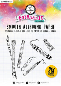 Studio Light - Art By Marlene - Essentials - A5 Smooth Allround Paper Pack
