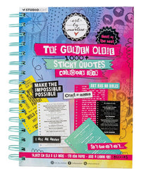 Studio Light - Art by Marlene -  Golden Oldie -A5 -Sticky Quotes Collector's Book