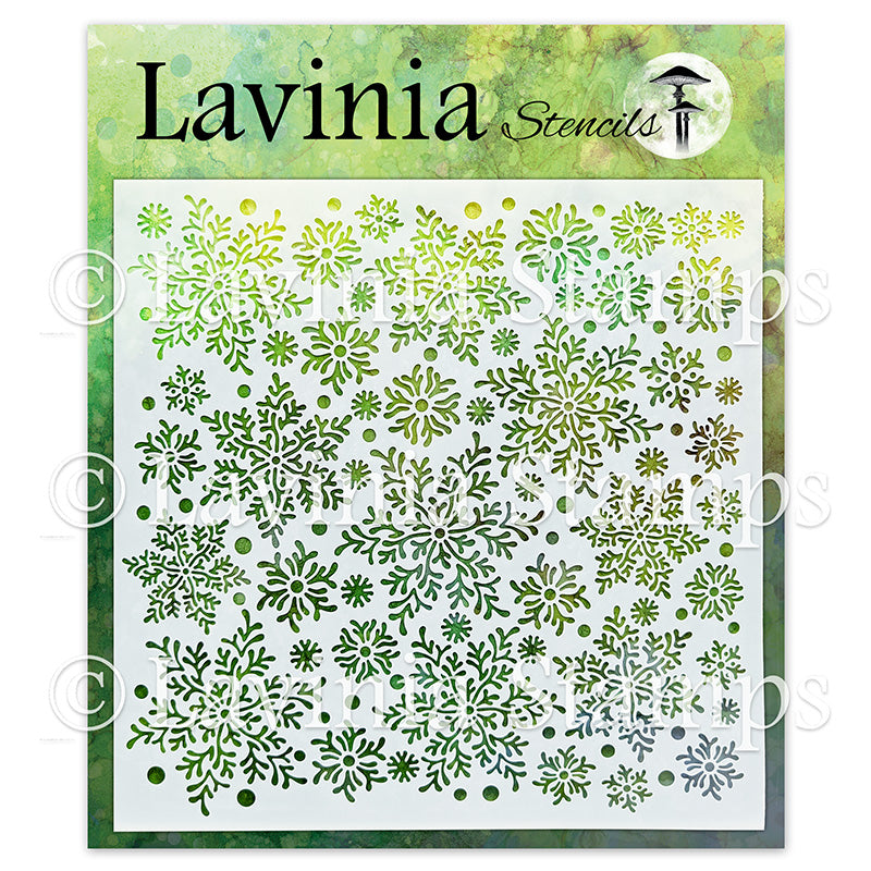 Lavinia - Stencil - Snowflakes