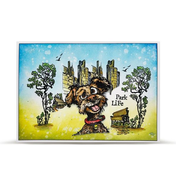 AALL & Create - A6 - Clear Stamps - 1269 - Author De Mwa - Skyline Sniffs