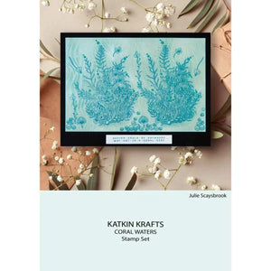 Katkin Krafts - Clear Photopolymer Stamps - Coral Waters