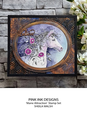 Pink Ink Designs - Clear Photopolymer Stamps - A5 - Mane Attraction